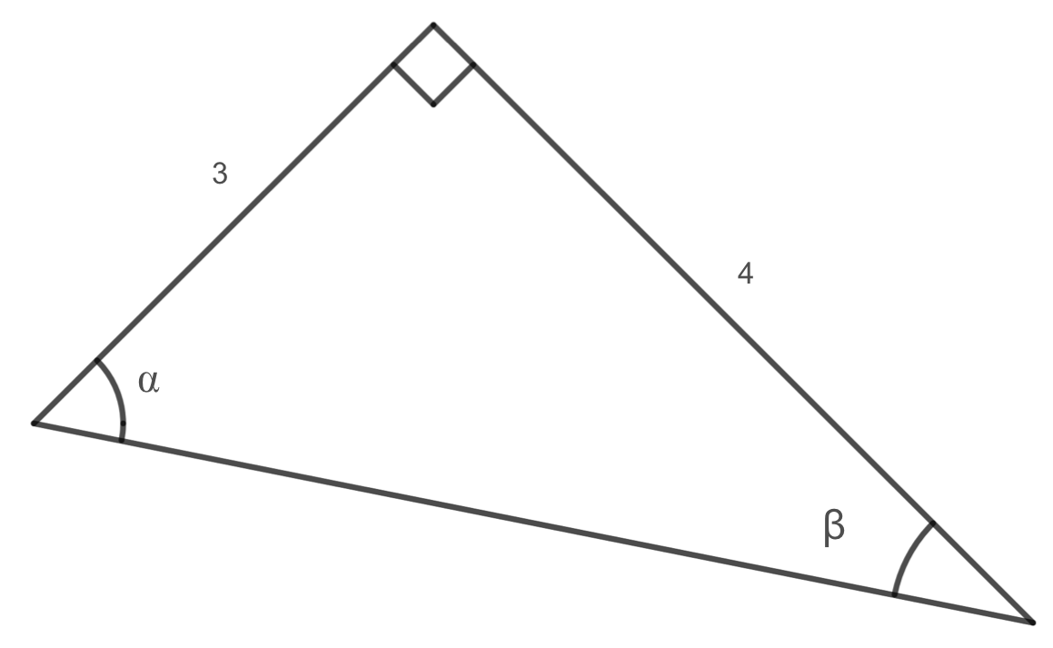 rotated right triangle example